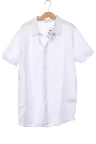Kinderhemd Defacto, Größe 11-12y/ 152-158 cm, Farbe Weiß, Preis 15,20 €