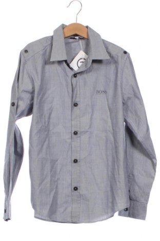 Детска риза Hugo Boss, Размер 9-10y/ 140-146 см, Цвят Сив, Цена 53,72 лв.