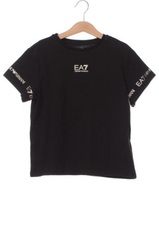 Детска тениска Emporio Armani, Размер 7-8y/ 128-134 см, Цвят Черен, Цена 96,39 лв.