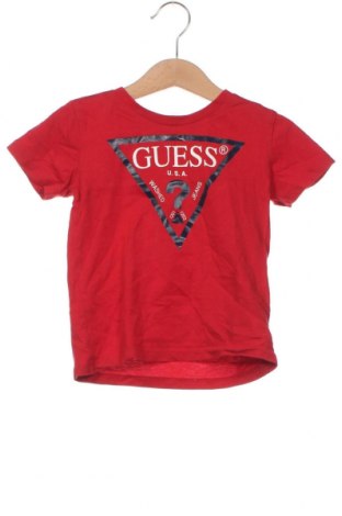 Dětské tričko  Guess, Velikost 18-24m/ 86-98 cm, Barva Červená, Cena  408,00 Kč