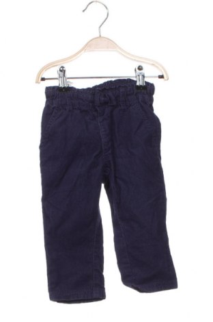 Pantaloni de catifea reiată, pentru copii United Colors Of Benetton, Mărime 18-24m/ 86-98 cm, Culoare Albastru, Preț 58,93 Lei