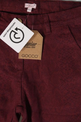 Pantaloni pentru copii Gocco, Mărime 11-12y/ 152-158 cm, Culoare Roșu, Preț 26,39 Lei