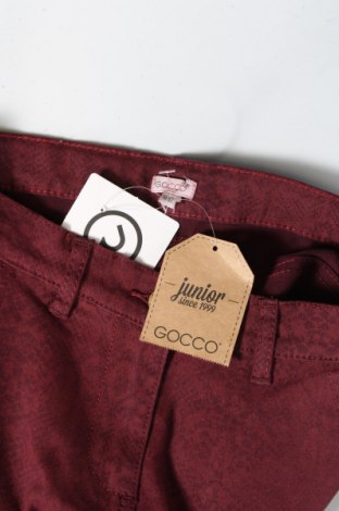 Детски панталон Gocco, Размер 10-11y/ 146-152 см, Цвят Червен, Цена 13,57 лв.