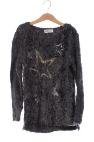 Детски пуловер H&M, Размер 10-11y/ 146-152 см, Цвят Сив, Цена 17,55 лв.