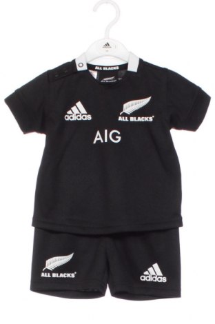 Детски спортен комплект Adidas, Размер 6-9m/ 68-74 см, Цвят Черен, Цена 47,17 лв.