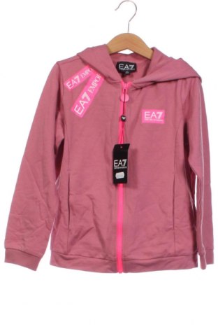 Детски суичър Emporio Armani, Размер 7-8y/ 128-134 см, Цвят Розов, Цена 105,34 лв.