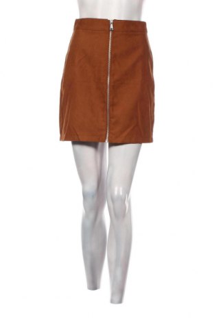 Δερμάτινη φούστα Terranova, Μέγεθος XS, Χρώμα Καφέ, Τιμή 2,22 €