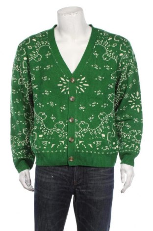 Jachetă tricotată de bărbați Review, Mărime M, Culoare Verde, Preț 53,68 Lei