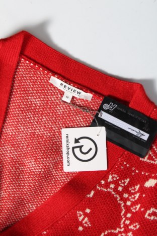 Jachetă tricotată de bărbați Review, Mărime M, Culoare Roșu, Preț 57,04 Lei
