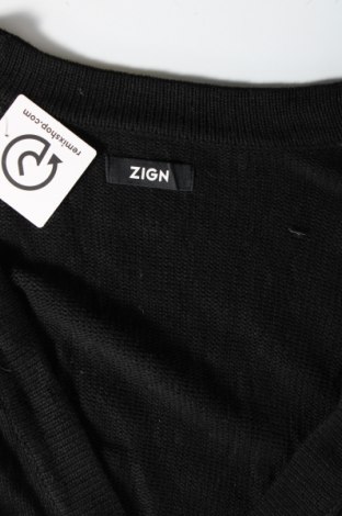 Ανδρική ζακέτα Zign, Μέγεθος S, Χρώμα Μαύρο, Τιμή 6,31 €