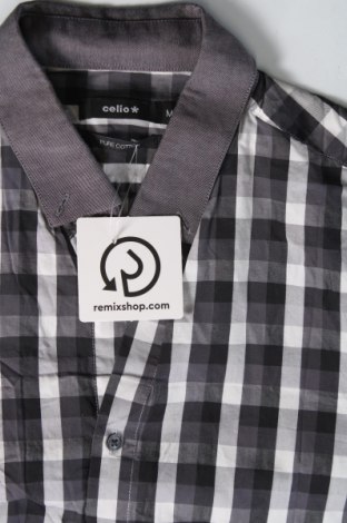 Ανδρικό πουκάμισο Celio, Μέγεθος M, Χρώμα Γκρί, Τιμή 17,94 €