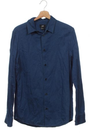 Ανδρικό πουκάμισο H&M, Μέγεθος S, Χρώμα Μπλέ, Τιμή 14,84 €