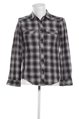 Herrenhemd H&M L.O.G.G., Größe S, Farbe Grau, Preis 1,61 €