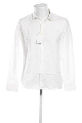 Ανδρικό πουκάμισο Mango, Μέγεθος M, Χρώμα Λευκό, Τιμή 35,05 €