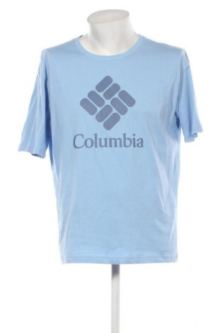 Tricou de bărbați Columbia, Mărime XL, Culoare Albastru, Preț 171,05 Lei