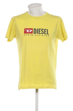 Tricou de bărbați Diesel, Mărime XL, Culoare Galben, Preț 218,75 Lei