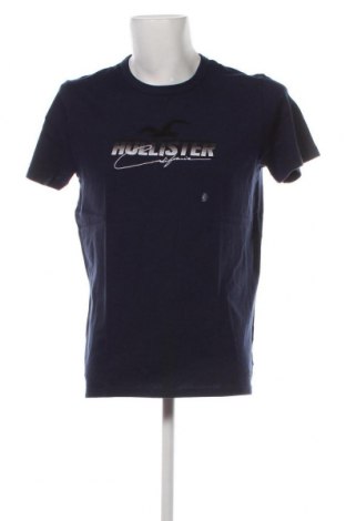 Tricou de bărbați Hollister, Mărime L, Culoare Albastru, Preț 95,39 Lei