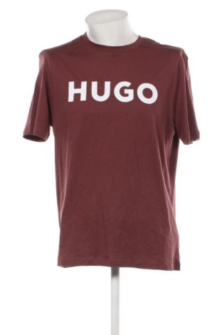 Herren T-Shirt Hugo Boss, Größe L, Farbe Braun, Preis 54,12 €