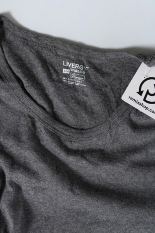Ανδρικό t-shirt Livergy, Μέγεθος S, Χρώμα Γκρί, Τιμή 8,04 €