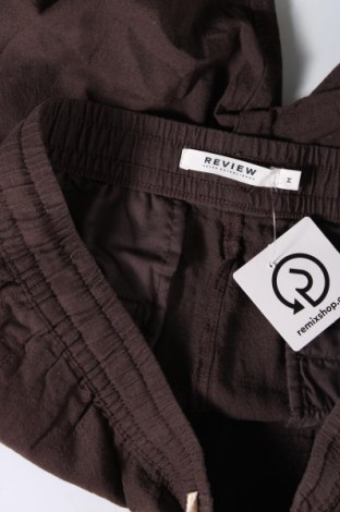 Мъжки къс панталон Review, Размер M, Цвят Кафяв, Цена 58,00 лв.