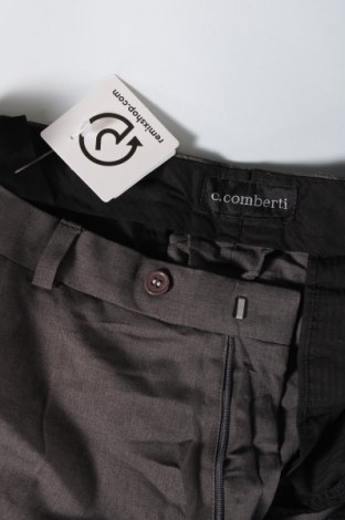 Ανδρικό παντελόνι C.Comberti, Μέγεθος L, Χρώμα Γκρί, Τιμή 3,23 €