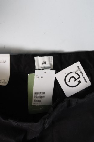 Мъжки панталон H&M, Размер S, Цвят Черен, Цена 46,00 лв.