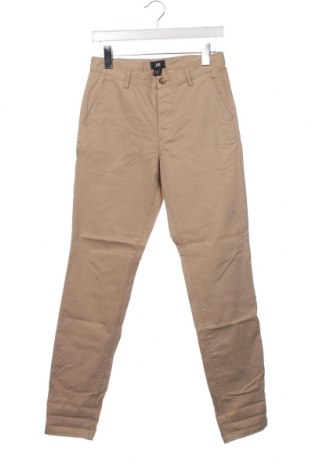 Мъжки панталон H&M, Размер S, Цвят Бежов, Цена 8,70 лв.