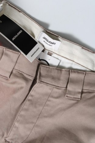 Ανδρικό παντελόνι Jack & Jones, Μέγεθος L, Χρώμα  Μπέζ, Τιμή 8,03 €