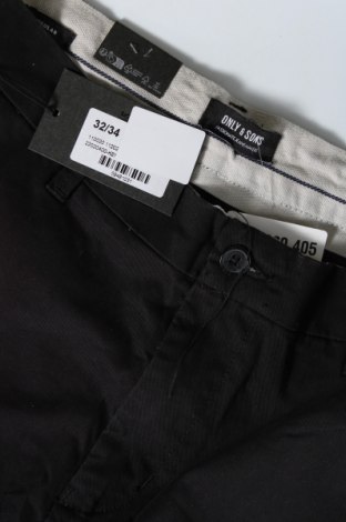 Pantaloni de bărbați Only & Sons, Mărime L, Culoare Negru, Preț 151,32 Lei