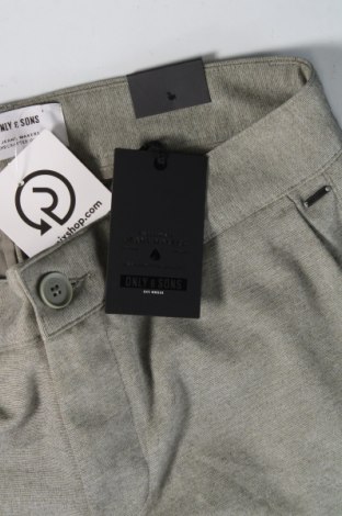Ανδρικό παντελόνι Only & Sons, Μέγεθος S, Χρώμα Γκρί, Τιμή 7,59 €