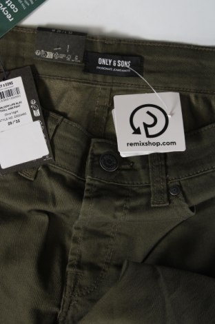 Pantaloni de bărbați Only & Sons, Mărime M, Culoare Verde, Preț 151,32 Lei