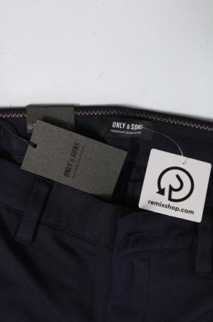Мъжки панталон Only & Sons, Размер S, Цвят Син, Цена 14,72 лв.