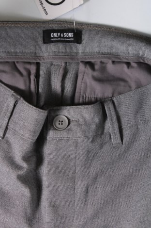 Мъжки панталон Only & Sons, Размер L, Цвят Сив, Цена 17,94 лв.