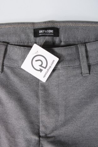 Мъжки панталон Only & Sons, Размер M, Цвят Сив, Цена 15,64 лв.