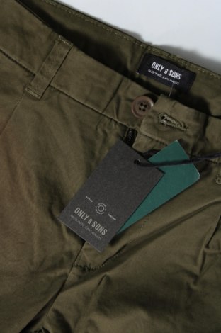 Pantaloni de bărbați Only & Sons, Mărime S, Culoare Verde, Preț 34,80 Lei