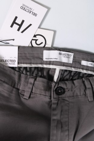 Мъжки панталон Selected Homme, Размер M, Цвят Сив, Цена 31,35 лв.