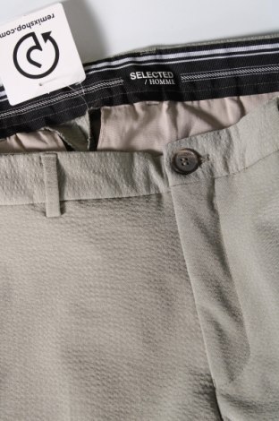 Мъжки панталон Selected Homme, Размер M, Цвят Зелен, Цена 19,00 лв.