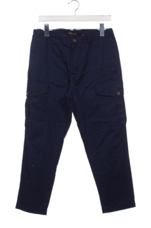 Мъжки панталон Zara Man, Размер S, Цвят Син, Цена 12,60 лв.