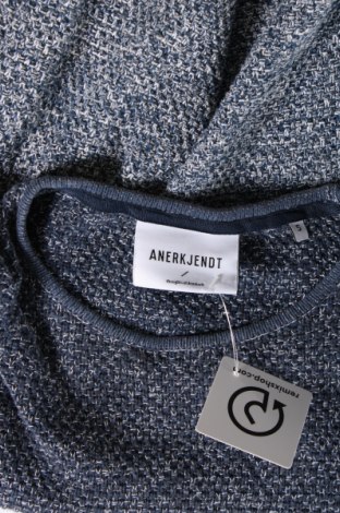 Ανδρικό πουλόβερ Anerkjendt, Μέγεθος S, Χρώμα Μπλέ, Τιμή 8,44 €