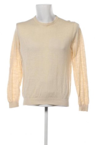Мъжки пуловер H.E. By Mango, Размер M, Цвят Бежов, Цена 20,40 лв.