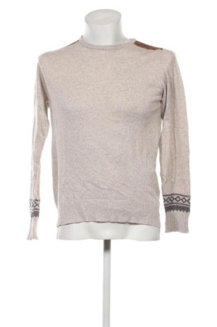 Мъжки пуловер Zara Man, Размер M, Цвят Бежов, Цена 16,10 лв.