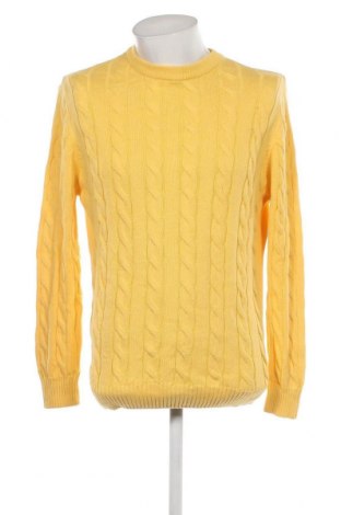 Мъжки пуловер Zara Man, Размер M, Цвят Жълт, Цена 44,10 лв.
