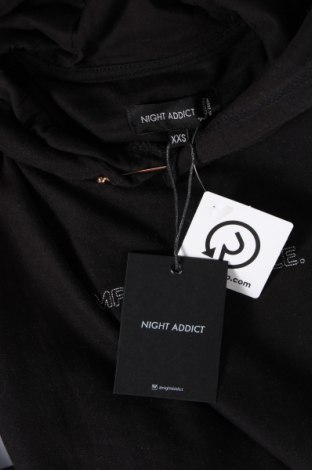 Ανδρικό φούτερ NIGHT ADDICT, Μέγεθος XXS, Χρώμα Μαύρο, Τιμή 9,87 €