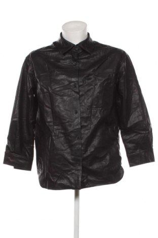 Pánská kožená bunda  H&M, Velikost M, Barva Černá, Cena  398,00 Kč
