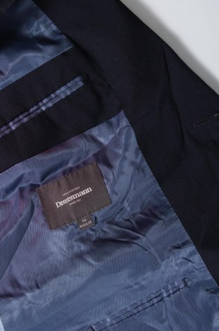 Ανδρικό σακάκι Dressmann, Μέγεθος XL, Χρώμα Μπλέ, Τιμή 7,71 €