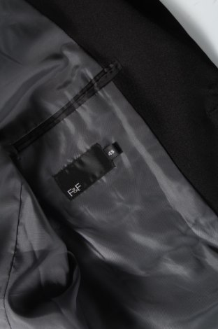 Ανδρικό σακάκι F&F, Μέγεθος L, Χρώμα Μαύρο, Τιμή 2,45 €