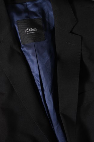 Мъжко сако S.Oliver Black Label, Размер S, Цвят Черен, Цена 24,10 лв.