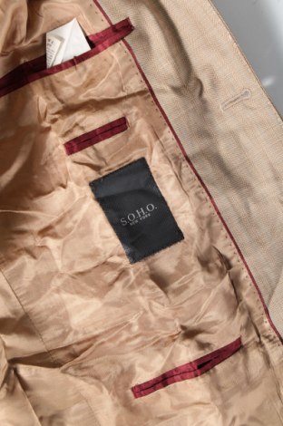 Ανδρικό σακάκι Soho, Μέγεθος M, Χρώμα  Μπέζ, Τιμή 4,36 €