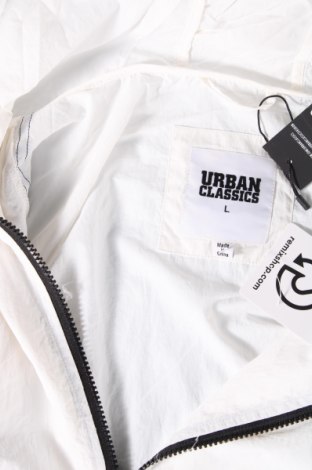 Ανδρικό αθλητικό μπουφάν Urban Classics, Μέγεθος L, Χρώμα Λευκό, Τιμή 13,96 €