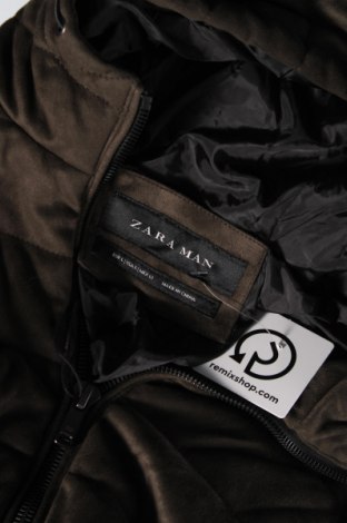 Ανδρικό μπουφάν Zara Man, Μέγεθος L, Χρώμα Πράσινο, Τιμή 28,89 €